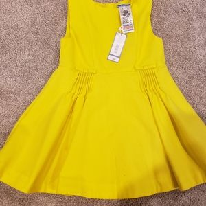 Jacadi NWT 3 sleeveless dress yellow